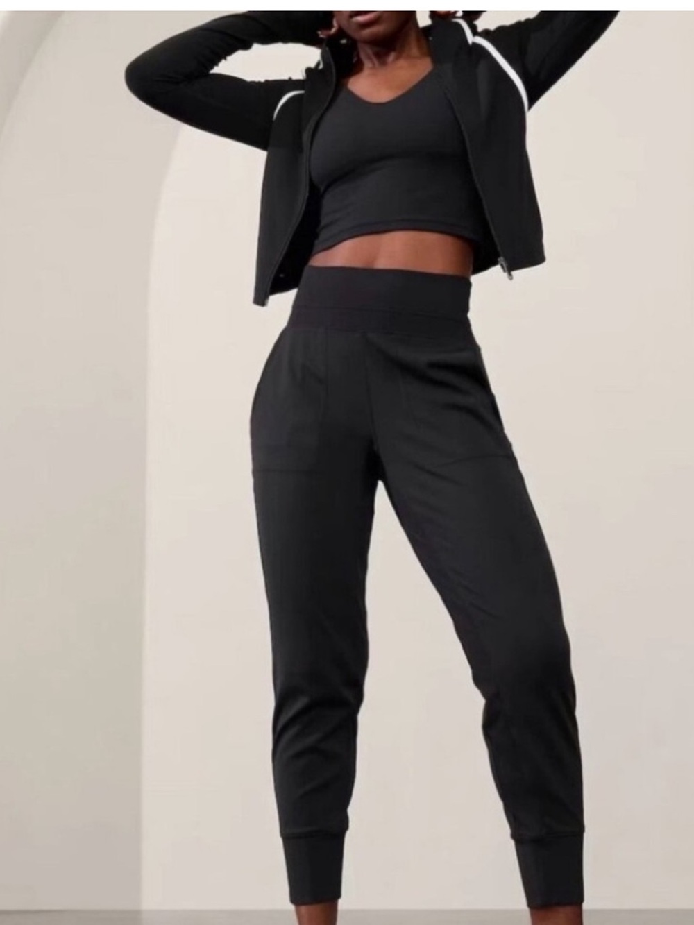 Athleta Venice Jogger Black Size S.